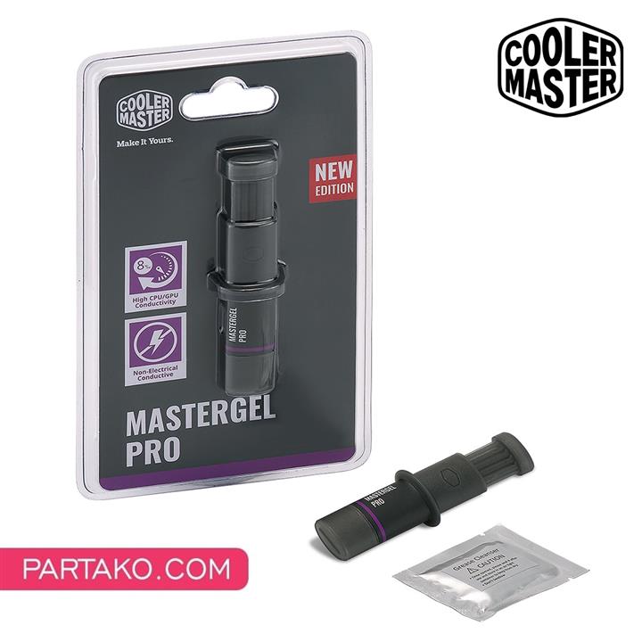 خمیر سیلیکون کولر مستر COOLER MASTER MASTERGEL PRO SILICON THRMAL GREASE – اورجینال